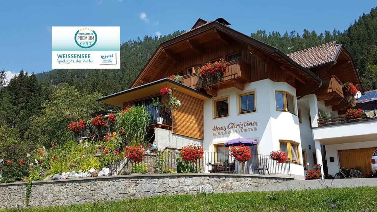 Haus Christina Διαμέρισμα Weissensee Εξωτερικό φωτογραφία